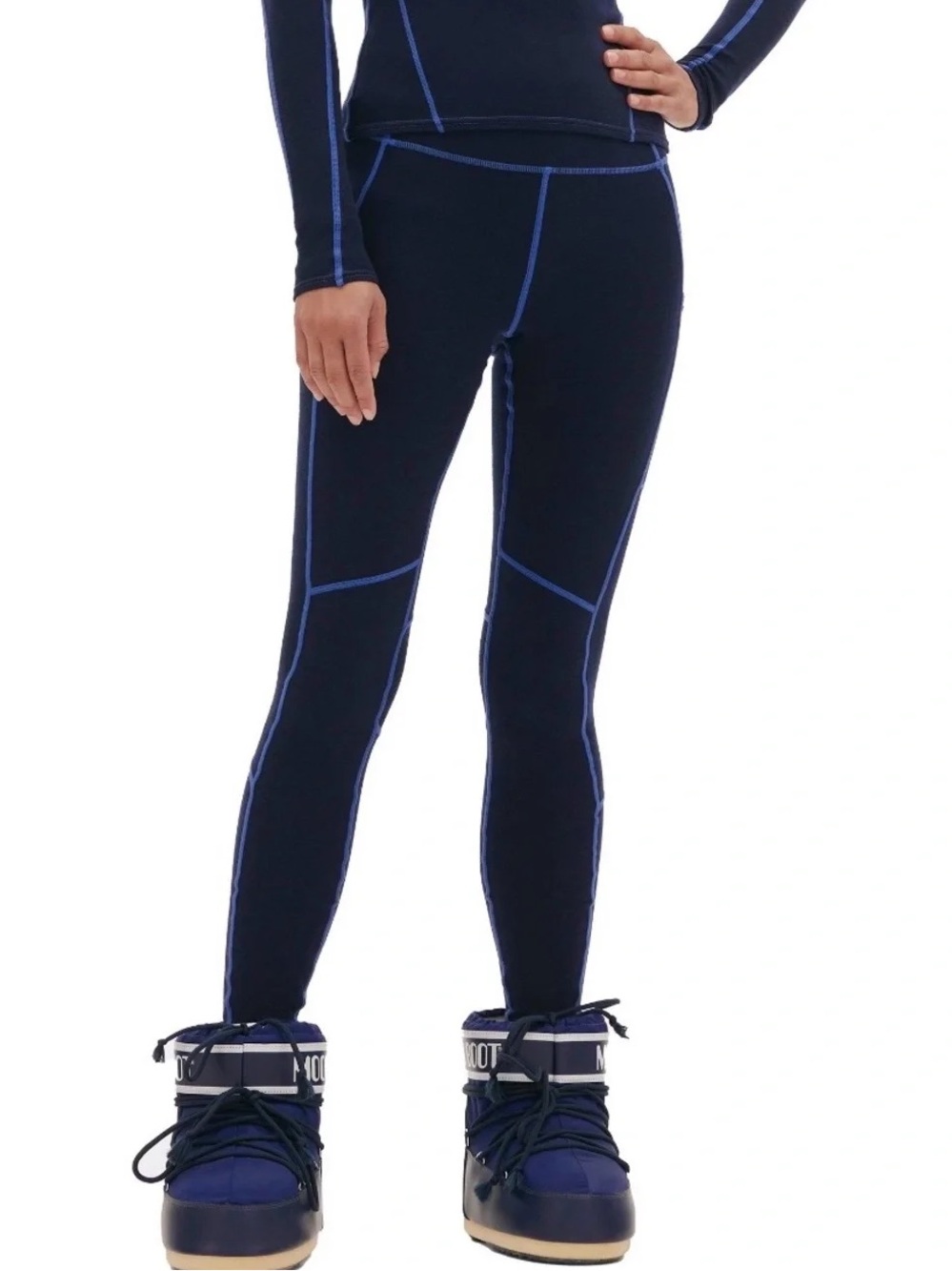 NWT Halfdays Women's Hallie Merino Leggings. Size Medium. - Picture 2 of 10